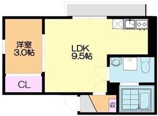 エクシト蘇我の物件間取画像